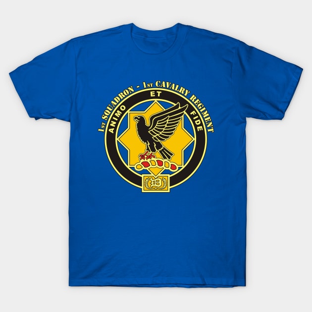 1st Squadron, 1st Cavalry Regiment - U.S. Army T-Shirt by MBK